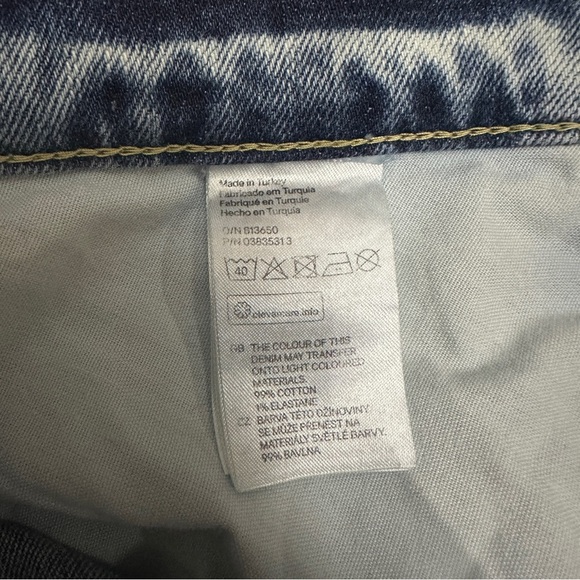 HM Coachella Denim Jeans Pants Distressed Size 36X34 - Picture 9 of 13
